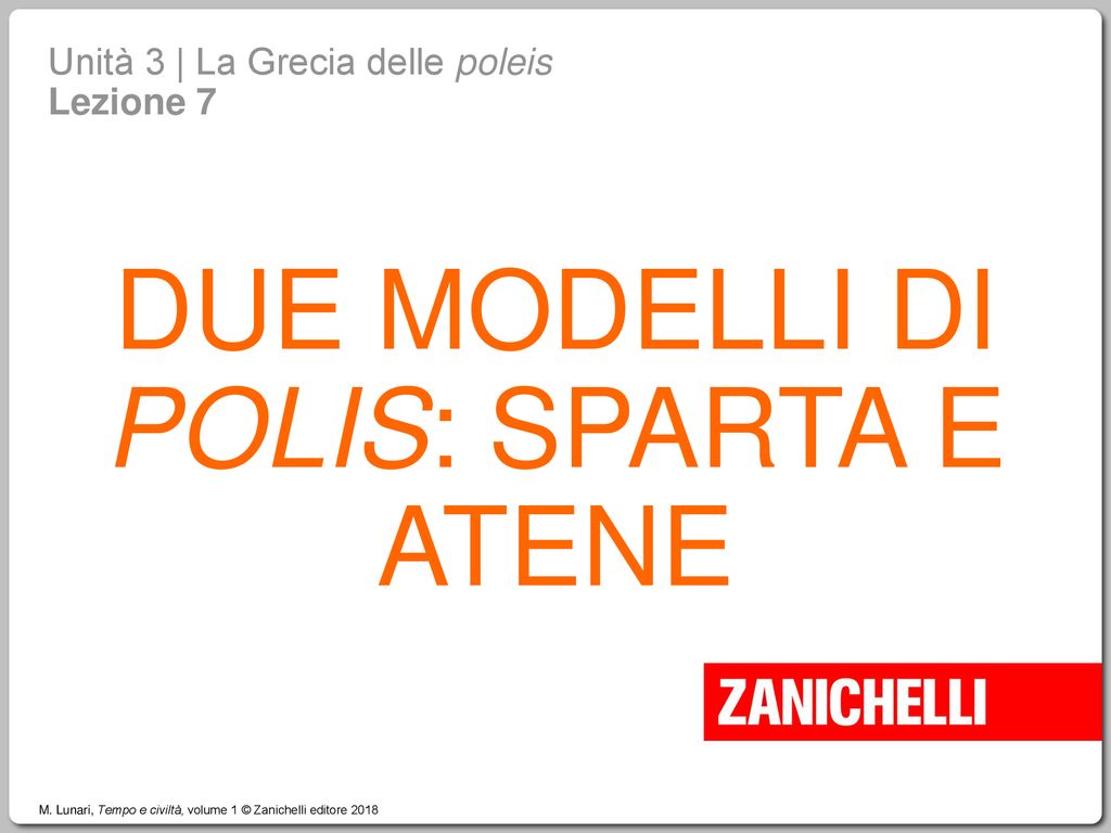 Due Modelli Di Polis Sparta E Atene Ppt Scaricare